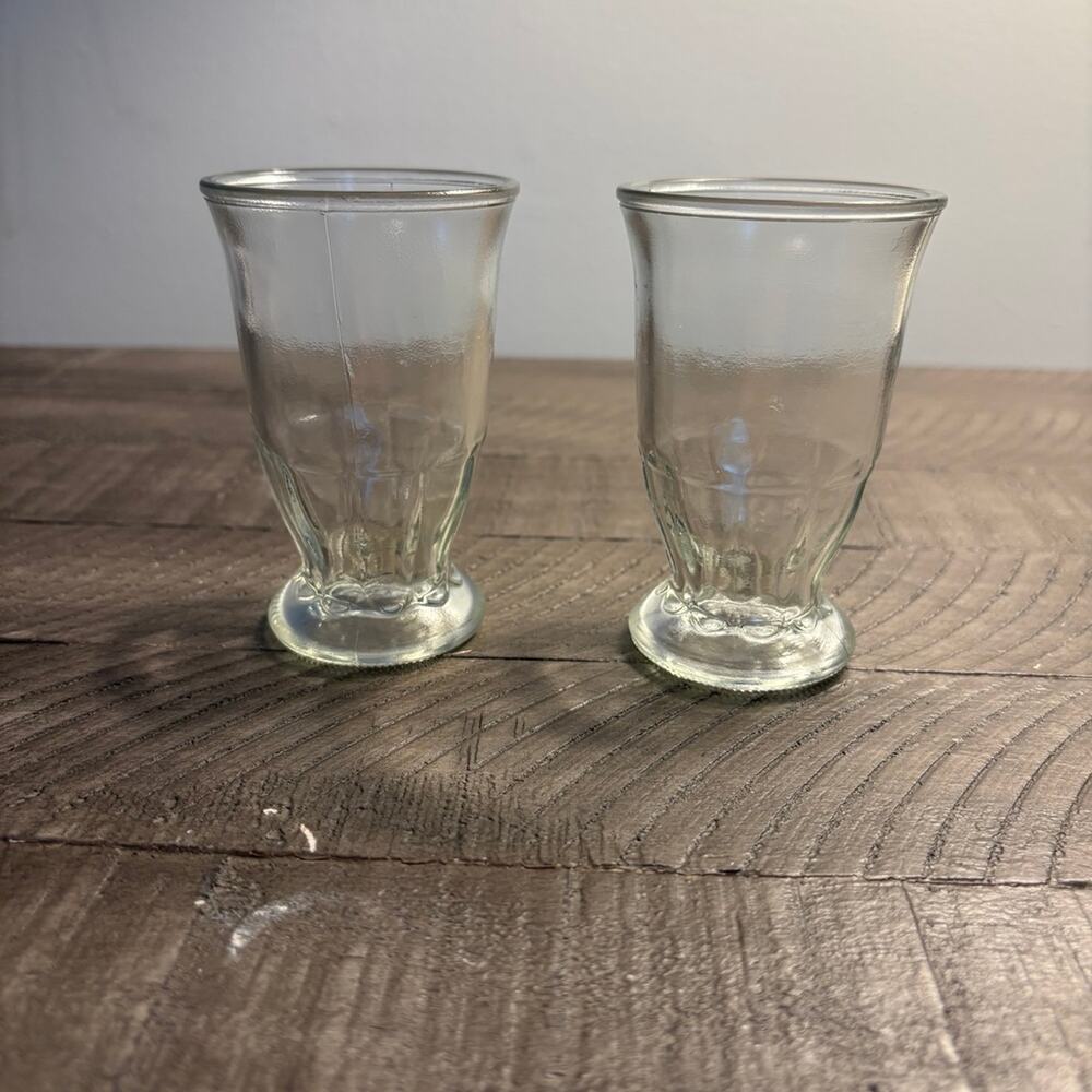Vintage Mid-Century Jelly Jar Juice Glass Set